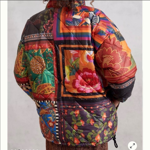 ANTHROPOLOGIE NWT FARM RIO ABBY PUFFER JACKET 💥🖤 - Picture 7 of 14